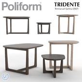 Poliform Tridente Table set