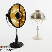 ARMILLA FORTUNY BLACK &amp; GOLD LEAF and OFF WHITE