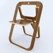 Folding chair made of MDF