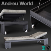 Sun Bed Andreu World Alu