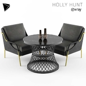 Holly Hunt Harlow Lounge Chair Set
