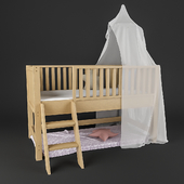 Children&#39;s bed with canopy