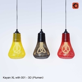 Kayan XL with 001 - 3D printed (Plumen)