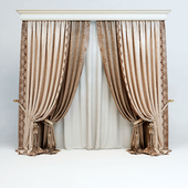 Curtains in a classic style