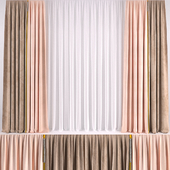 CURTAIN WITH COLOR ZIPPER