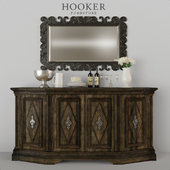 Hooker комод, зеркало