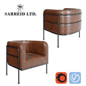 Armchair Sarreid Breda Barrel Chair