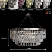 Люстра Shallow Chandelier with Crystal 710mm