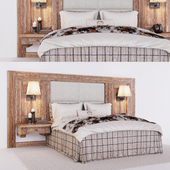 Chalet stile bed _ Кровать в стиле шале