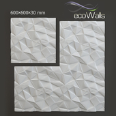 3D панели "Грани", компании EcoWalls