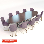 Table Judit Arthur tavolo B and chair by Flexform You