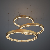 Circular Pendant light ( copper )