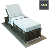 Haus Interior Single Woven Chaise-longue