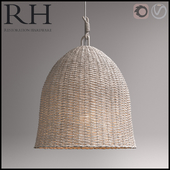 RH Seagrass Market Pendant