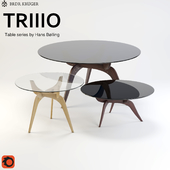 Collection Triiio table with decor