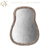Cox London Cello Oak Leaf Mirror