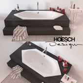 HOESCH bathrooms + mixer Fantini MILANO + stand Agape Ted + decor set