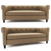 Chester Tufted Leather Sofa - west elm