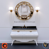 A set of furniture for a bathroom Comp.n.3 Eurodesign Prestige