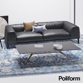 Диван Poliform - Metropolitan; Столик Poliform - Mondrian