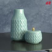 H&M Home Tall stoneware vase