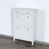 HEMNES. Shoe cabinet with 2 compartments