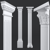 Pilasters of Sabur decor