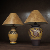Southwest Table Lamps (set2)