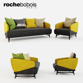 Roche Bobois Aries seat sofa &amp; armchair