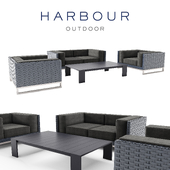 Harbour Outdoor Coast Armchair and Hayman Coffee Table