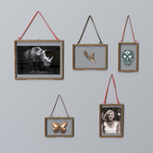 Brass &amp; Glass Picture Frames