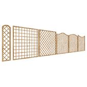 Wooden fence