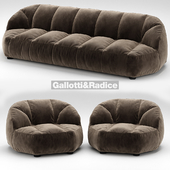 Cloud sofa and armchair Galotti&Radice