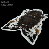 natural cow carpet