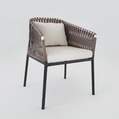 Bitta Braided Modern Outdoor Dining Chair Gk 70100 726