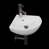 Corner washbasin Kolo Runa