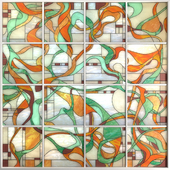 Stained Glass 16 squares