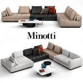 Lawrence sofa clan (modular system) by Minotti