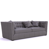 Hayden Tufted Leather Sofa
