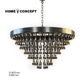 Home Concept, Cosmos 7 rings large chandelier