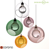 HANGING LAMP GLASS BALL CEILING LIGHTS_Design BY US