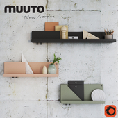 Mutto FOLDED SHELVES with decor