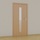 Interior Door with Center Glass