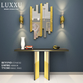 Luxxu collection: Beyond console, Empire mirror, Tycho small wall