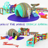 Wally the Whale + SixInch Animal