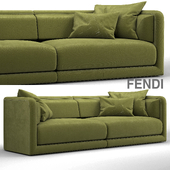 Fendi Casa Conrad Maxi Sofa Green