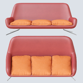 3 Seaters leather sofa