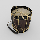 Старинный гусарский барабан