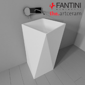 Sink Artceram Sharp and Fantini Rubinetti Colibri