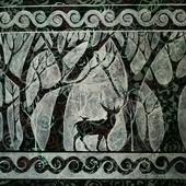Картина  "Зимний лес"